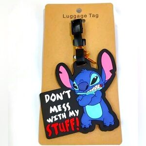 Stitch luggage tag- Don’t Mess With My Stuff